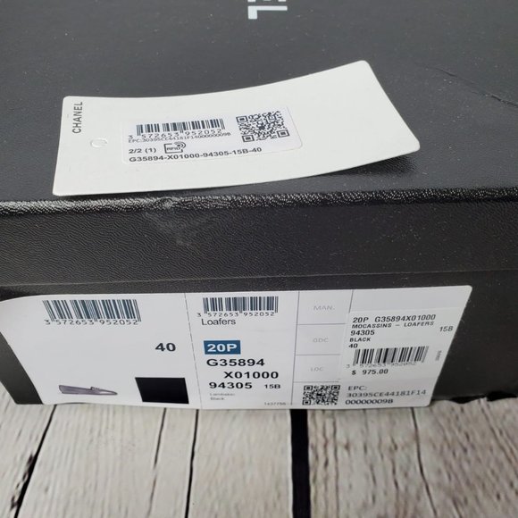 Chanel Loafers Women's Shoes 100% Authentic - Picture 8 of 9